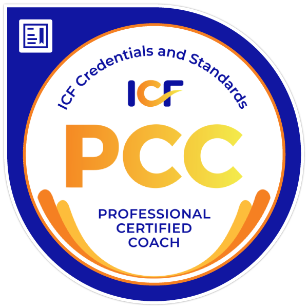 ICF Professional Certified Coach credential badge